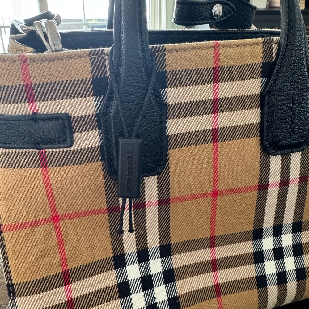 Burberry Mini Bag - Black, Tan, and Red Plaid - Picture 3 of 16